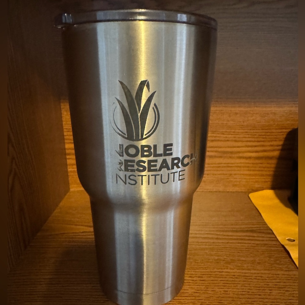 RTIC 28 oz Stainless Steel Tumbler with Noble Research Institute Logo NWOT